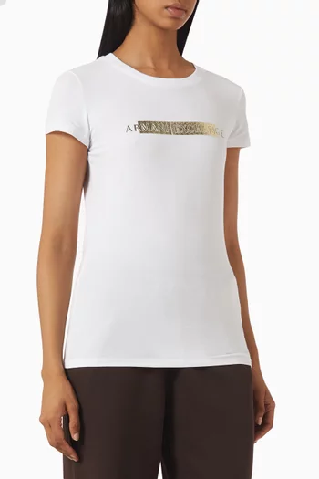 Logo T-shirt in Cotton Jersey