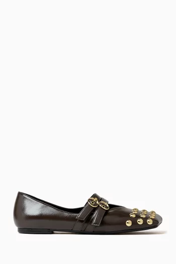 Double-strap Ballet Flats