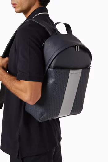 William Embossed Backpack
