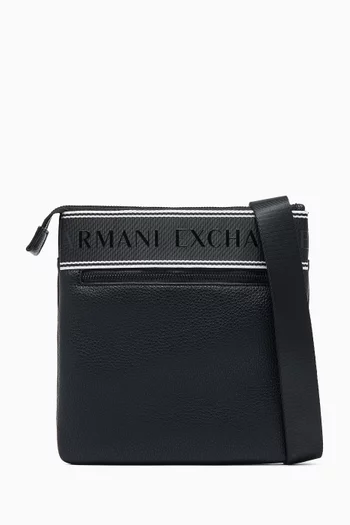 Flat Crossbody Messenger Bag