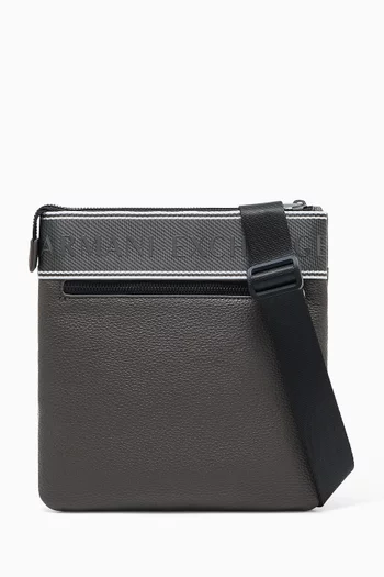 Flat Crossbody Messenger Bag