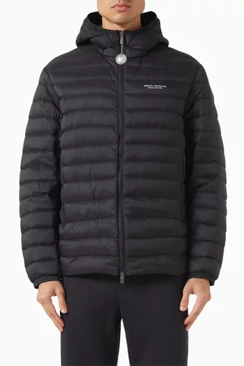 AX Quilted Puffer Jacket in Nylon