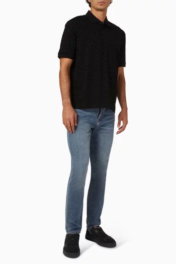 Logo Polo T-shirt in Cotton-jersey