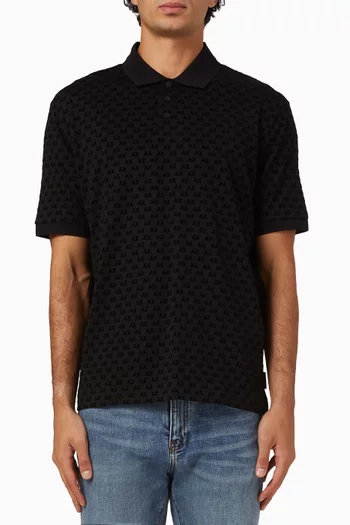 Logo Polo T-shirt in Cotton-jersey