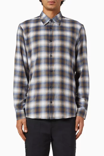 Jacquard Shirt  in Cotton