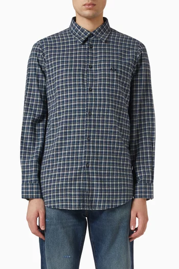 Checked Shirt in Cotton