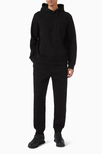 All-over Logo Sweatpants in Cotton-jersey