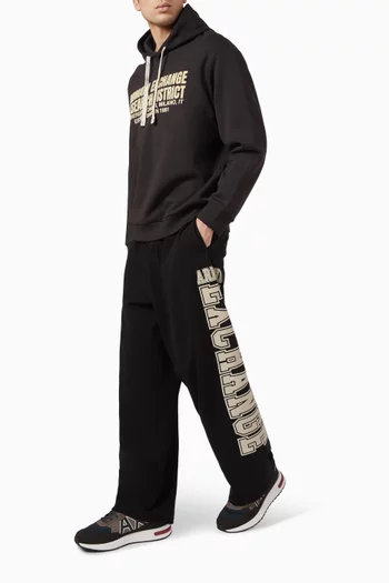 Vertical Drawstring Sweatpants in Cotton