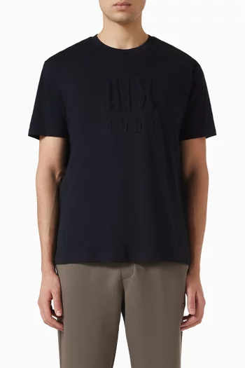 Tonal Logo T-shirt in Cotton-jersey