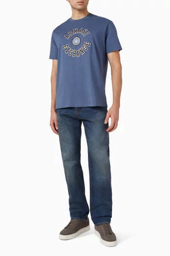 Circular Logo T-shirt in Cotton-jersey