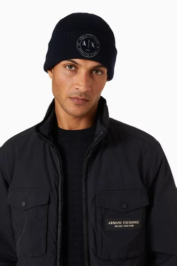 Logo Beanie in Knit
