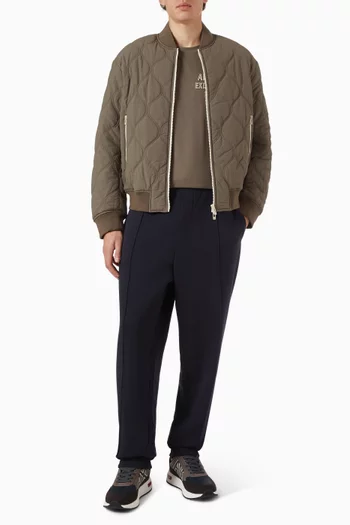 Logo Blouson Jacket in Padded-nylon