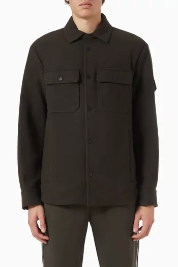 Blouson Jacket in Wool-mix