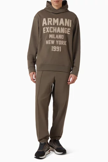 AX Logo Hoodie in Fleece