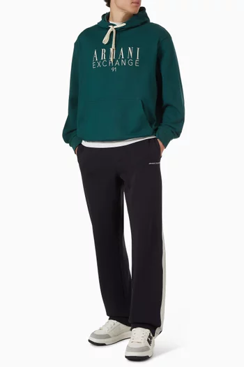 Logo Hoodie in Cotton-terry