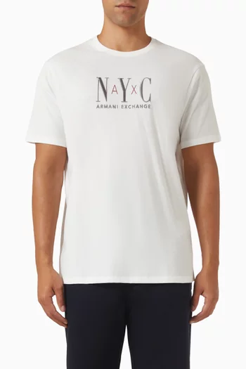 Logo-print T-shirt in Cotton
