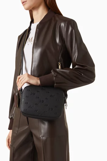 Sylvie Allover Logo Crossbody Bag