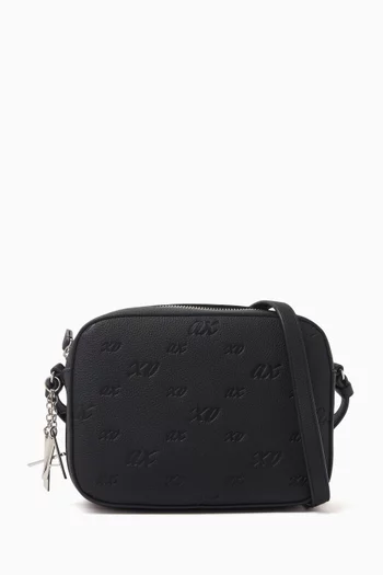 Sylvie Allover Logo Crossbody Bag