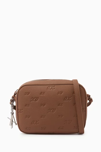 Sylvie Allover Logo Crossbody Bag