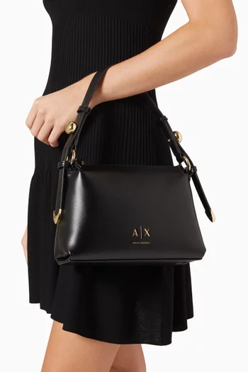 Small Shoulder Bag in Faux Leather
