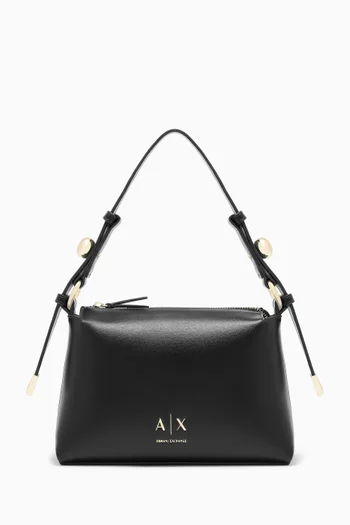 Small Shoulder Bag in Faux Leather