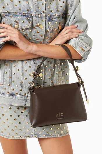 Small Shoulder Bag in Faux Leather