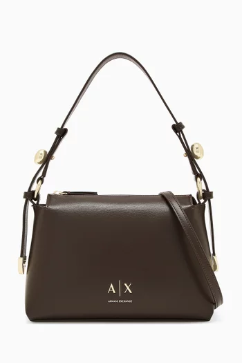 Small Shoulder Bag in Faux Leather