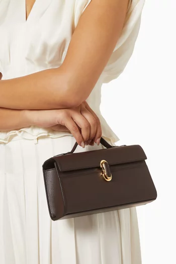 Small Symmetry Pochette Top Handle Bag in Leather