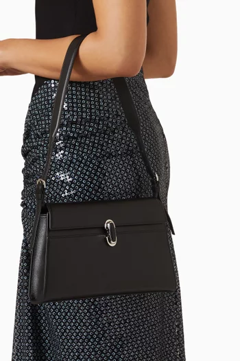 Small Symmetry Shoulder Bag in Calf Leather