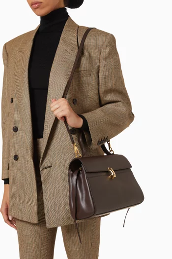 Small Soft Symmetry Top-handle Bag in Calf Leather