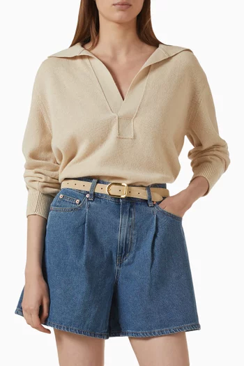 Mija Belt in Suede