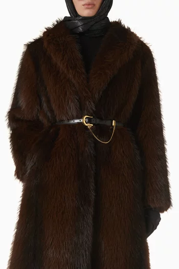 Luzia Chain Belt in Leather