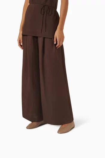 Luna Ballet Flats in Leather
