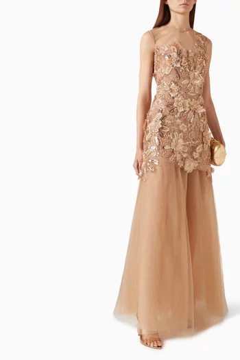 Layla Sequin-embellished Maxi Dress