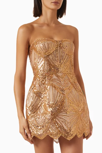 Giselle Embellished Mini Dress