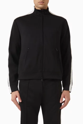 Bi-colour Tracksuit Jacket