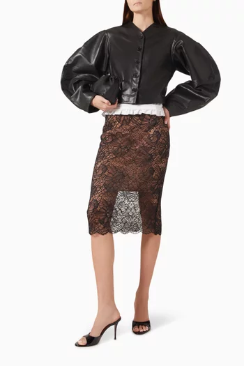 Slim-fit Jacket in Lamb Leather