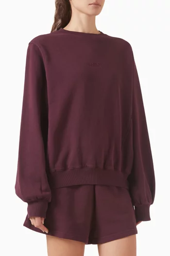 Crewneck Sweatshirt in Organic Cotton