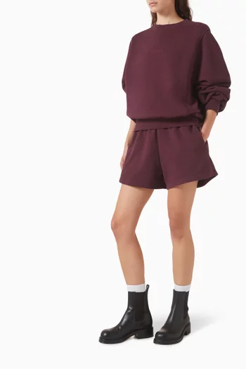 Logo Sweatshorts in Organic Cotton