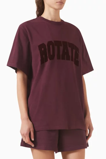 Logo T-shirt in Organic Cotton Jersey
