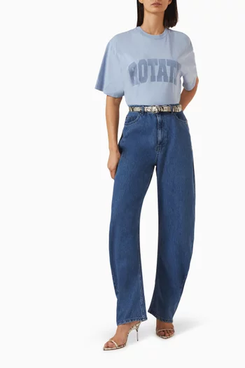 Oversized T-shirt in Organic Cotton Jersey