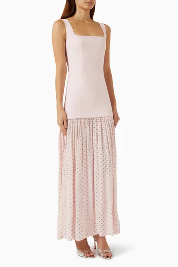 Sccopneck Dress in Crepe