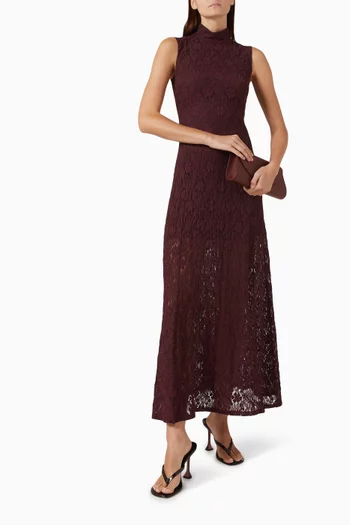 Flared Dress in Lace