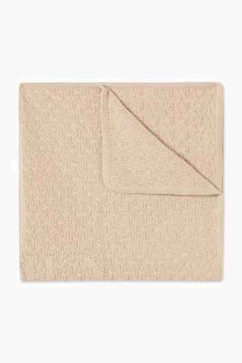 Baby Knit Blanket in Cotton Blend