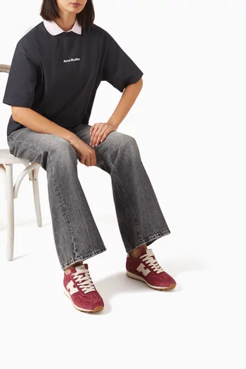 Athletic Sneakers in Suede