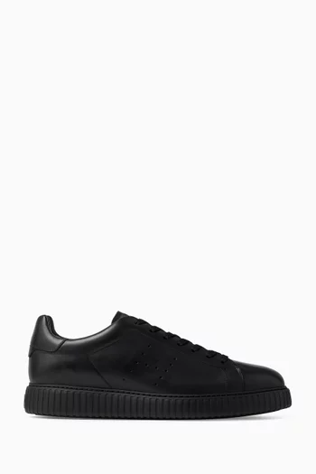 H-Stripes Sneakers in Leather