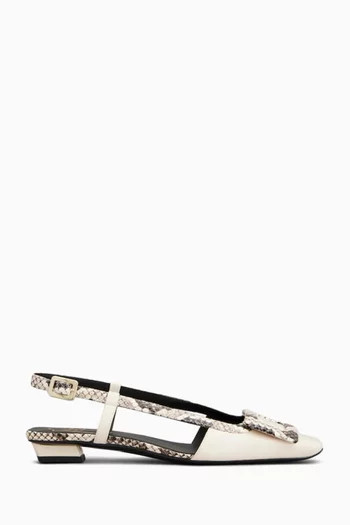 Belle Vivier 25 Slingback Ballerinas in Leather
