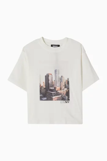 Printed T-shirt in Jersey