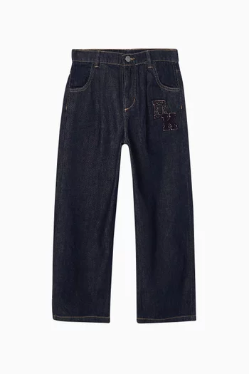 Straight-leg Jeans in Denim