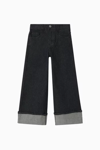 Wide-leg Jeans in Denim
